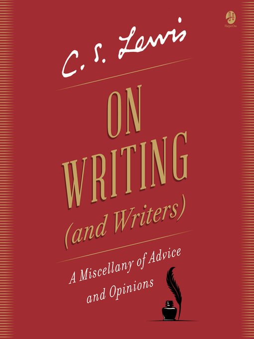 Title details for On Writing (and Writers) by C. S. Lewis - Wait list